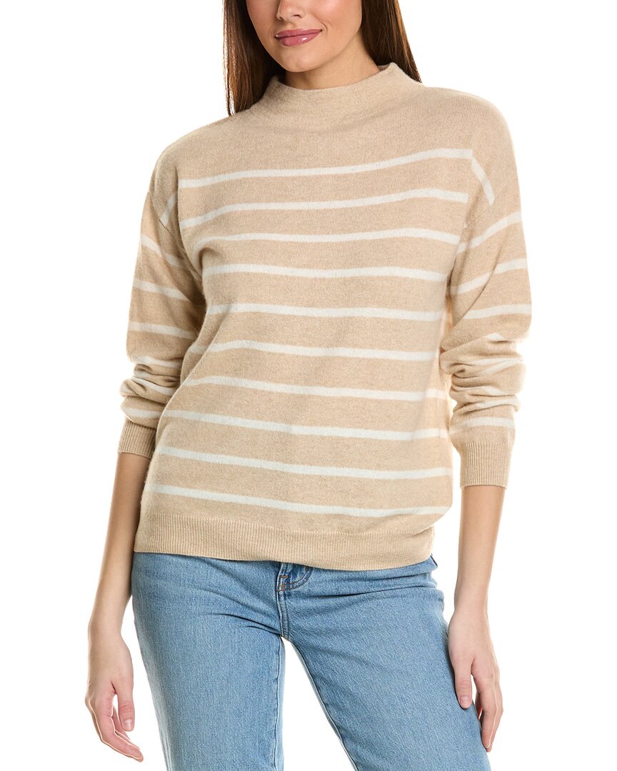 Amicale Кашемировый свитер в полоску с воротником-стойкой из кашемира Amicale Cashmere, коричневый
Amicale Кашемировый свитер в полоску с воротником-стойкой из кашемира Amicale Cashmere, коричневый