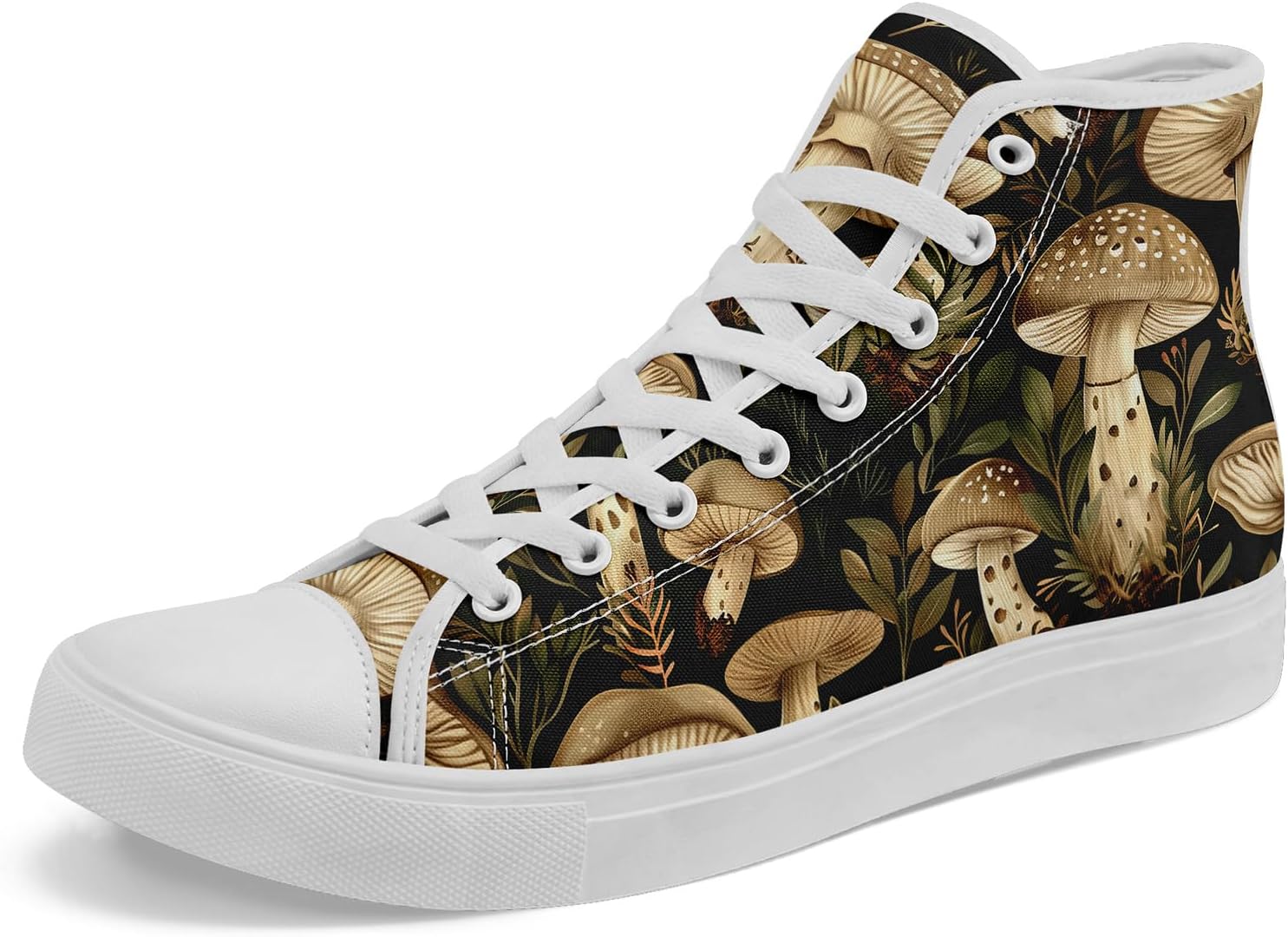 Высокие кеды на холщовой основе AWSOLE «Грибной лес» для женщин и мужчин, винтажные готические стильные кроссовки с натуральным принтом, повседневная обувь, белый/черный/бежевый/коричневый/светло-зеленый
Высокие кеды на холщовой основе AWSOLE «Грибной лес» для женщин и мужчин, винтажные готические стильные кроссовки с натуральным принтом, повседневная обувь, белый/черный/бежевый/коричневый/светло-зеленый