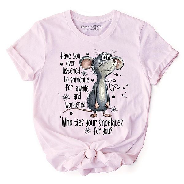 Футболка с принтом "Кто тебе шнурки завязывает" Ornamentallyyou, Pink
Футболка с принтом "Кто тебе шнурки завязывает" Ornamentallyyou, Pink