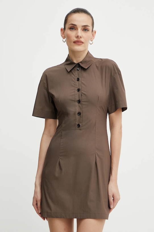 Платье Patrizia Pepe, коричневый
Платье Patrizia Pepe, коричневый