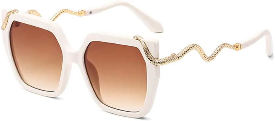 Защитные очки, модные солнцезащитные очки большого размера с многоугольными линзами для женщин, очки с градиентными линзами в металлической оправе KTUCN, Beige
Защитные очки, модные солнцезащитные очки большого размера с многоугольными линзами для женщин, очки с градиентными линзами в металлической оправе KTUCN, Beige