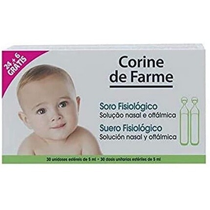 Suero Fisiológico 30X5 мл – упаковка из 30 шт. Corine de Farme
Suero Fisiológico 30X5 мл – упаковка из 30 шт. Corine de Farme