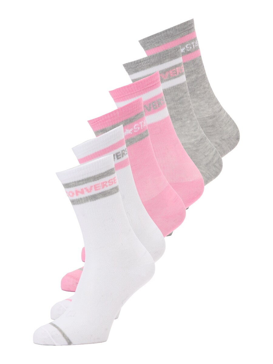 Носки CONVERSE WORDMARK CREW, mottled grey/Pink/White
Носки CONVERSE WORDMARK CREW, mottled grey/Pink/White
