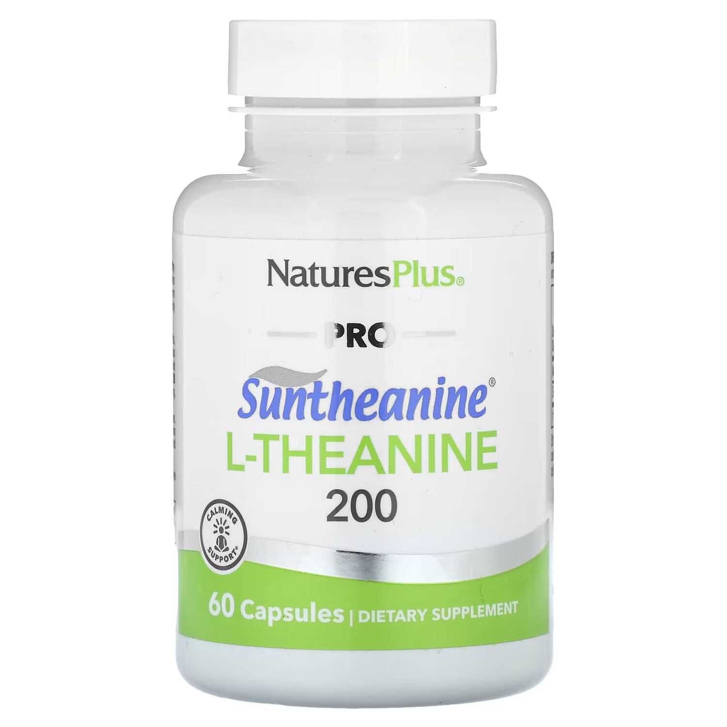 L-теанин NaturesPlus Pro Suntheanine 200 (100 мг), 60 капсул
L-теанин NaturesPlus Pro Suntheanine 200 (100 мг), 60 капсул