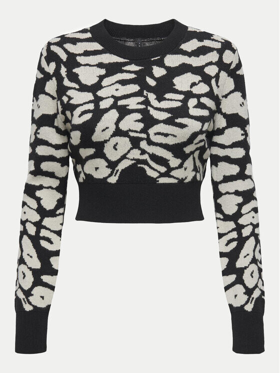 Укороченный свитер Only, черный
Укороченный свитер Only, черный