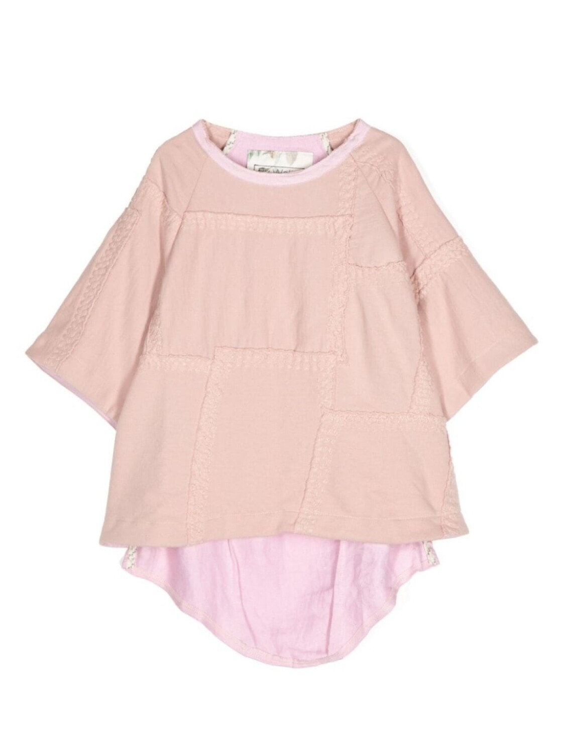 Лоскутное хлопковое платье от Walid By Walid, розовый
Лоскутное хлопковое платье от Walid By Walid, розовый