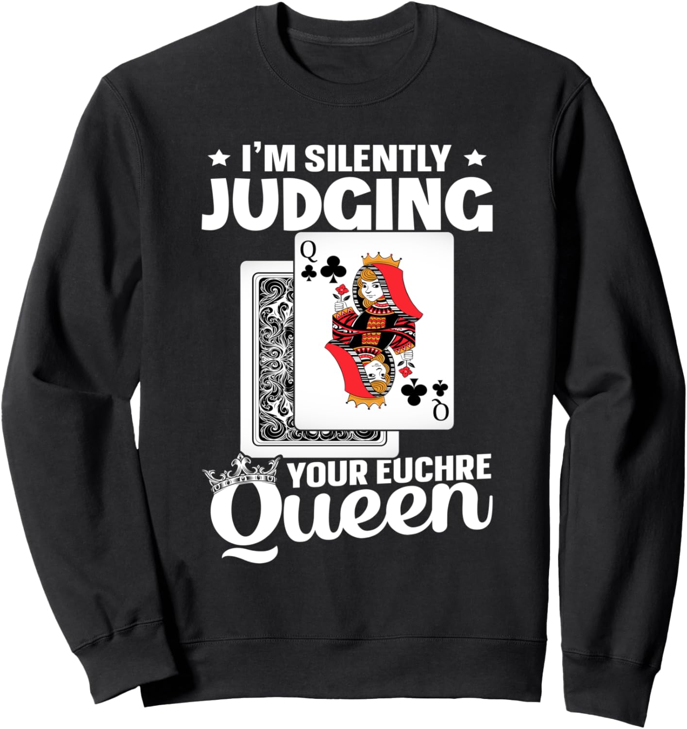 Толстовка, Эухре: Я молча осуждаю твою толстовку Королева эухре Euchre Game Designs For An Euchre Player, черный
Толстовка, Эухре: Я молча осуждаю твою толстовку Королева эухре Euchre Game Designs For An Euchre Player, черный