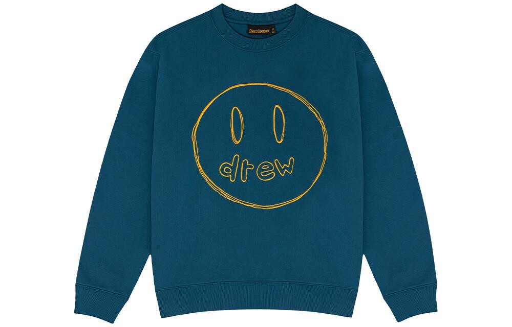 SS23 Толстовка унисекс павлинье-синяя Drew House, синий
SS23 Толстовка унисекс павлинье-синяя Drew House, синий