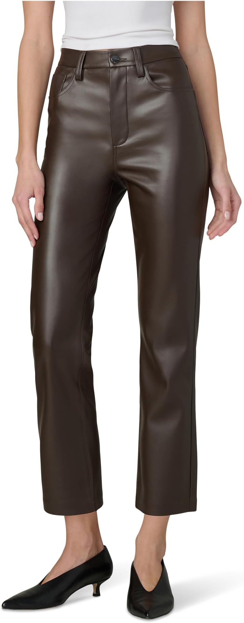 Джинсы Joe's Jeans The Lyra Slim Ankle Vegan Leather, цвет Dark Chocolate
Джинсы Joe's Jeans The Lyra Slim Ankle Vegan Leather, цвет Dark Chocolate