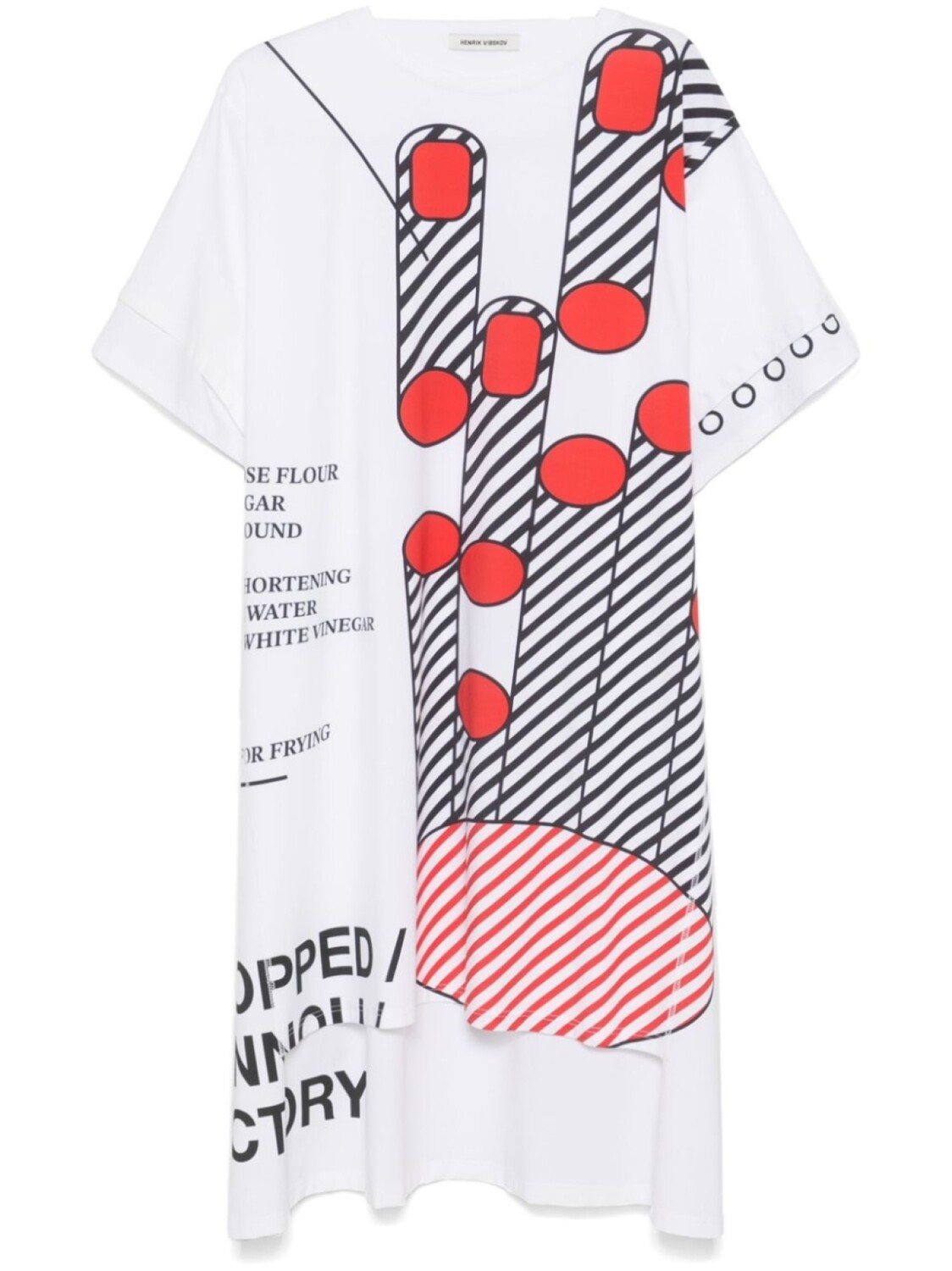 Henrik Vibskov длинная футболка Knuckle, белый
Henrik Vibskov длинная футболка Knuckle, белый