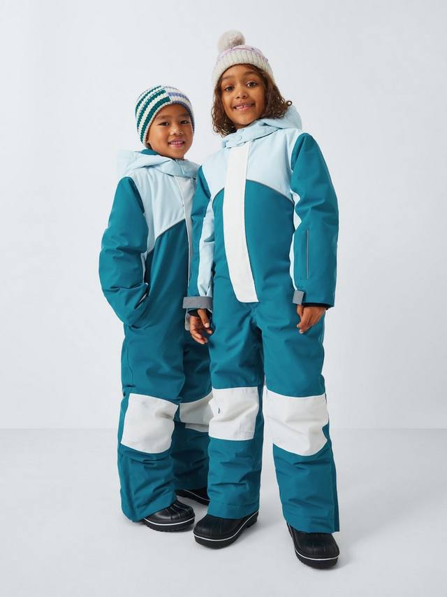 Детский водо- и ветрозащитный лыжный комбинезон с панелями John Lewis, цвет Teal/Blue/White
Детский водо- и ветрозащитный лыжный комбинезон с панелями John Lewis, цвет Teal/Blue/White