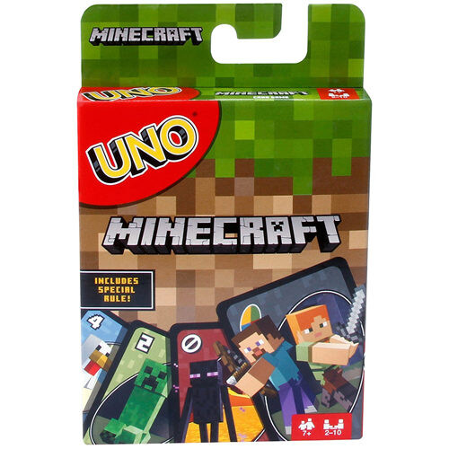 Настольная игра Uno Minecraft Mattel
Настольная игра Uno Minecraft Mattel