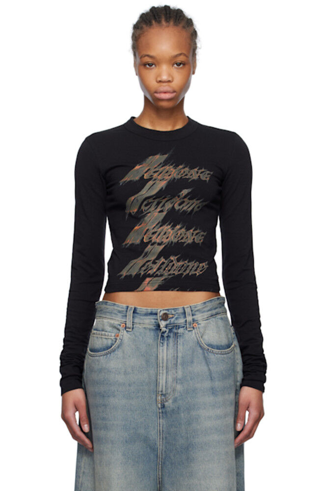 Футболка с длинными рукавами Black Spark We11done
Футболка с длинными рукавами Black Spark We11done