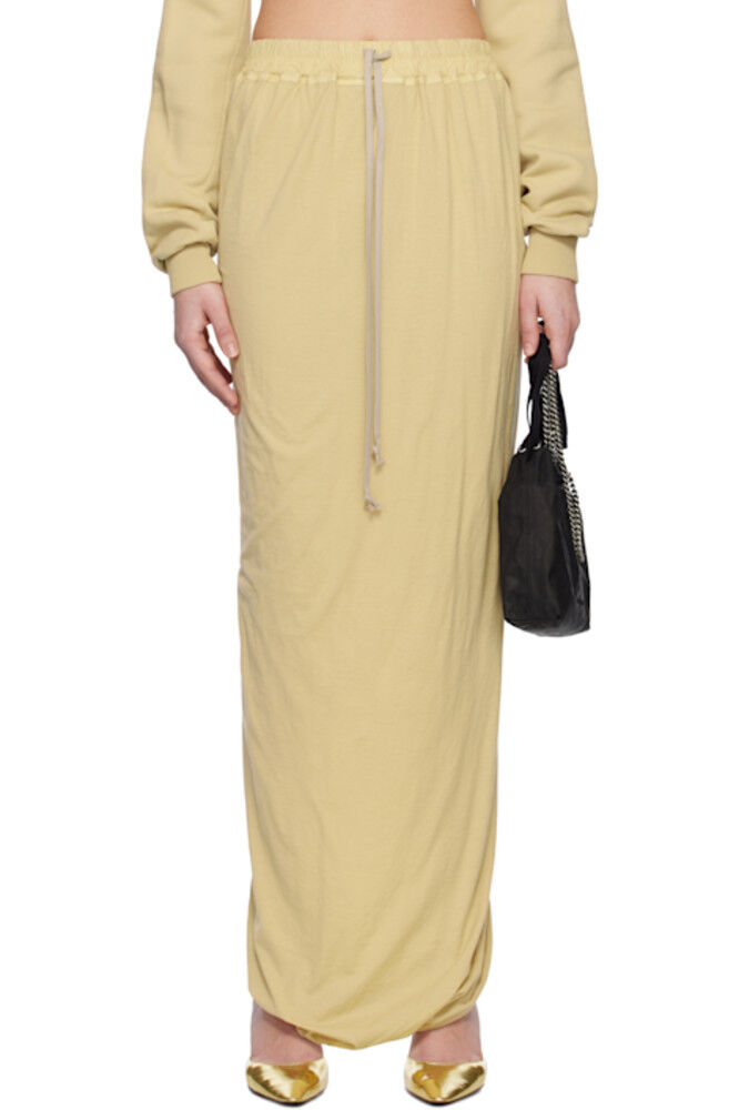 Бежевая юбка-макси Hollywood Pull On Pillar Rick Owens DRKSHDW
Бежевая юбка-макси Hollywood Pull On Pillar Rick Owens DRKSHDW