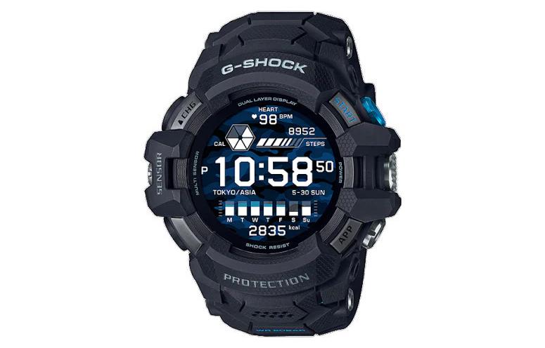 Мужские черные часы GSW-H1000-1M CASIO 
Мужские черные часы GSW-H1000-1M CASIO