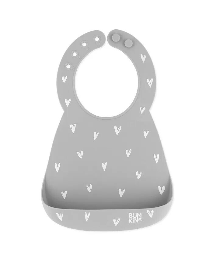 Силиконовый нагрудник Easy Pick Up с принтом в виде сердца для маленьких девочек Bumkins, синий
Силиконовый нагрудник Easy Pick Up с принтом в виде сердца для маленьких девочек Bumkins, синий