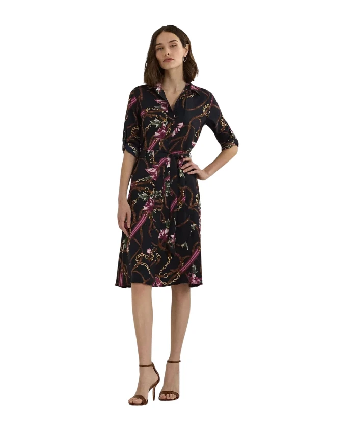 Платье-Рубашка с цветочным принтом Ralph Lauren, синий
Платье-Рубашка с цветочным принтом Ralph Lauren, синий