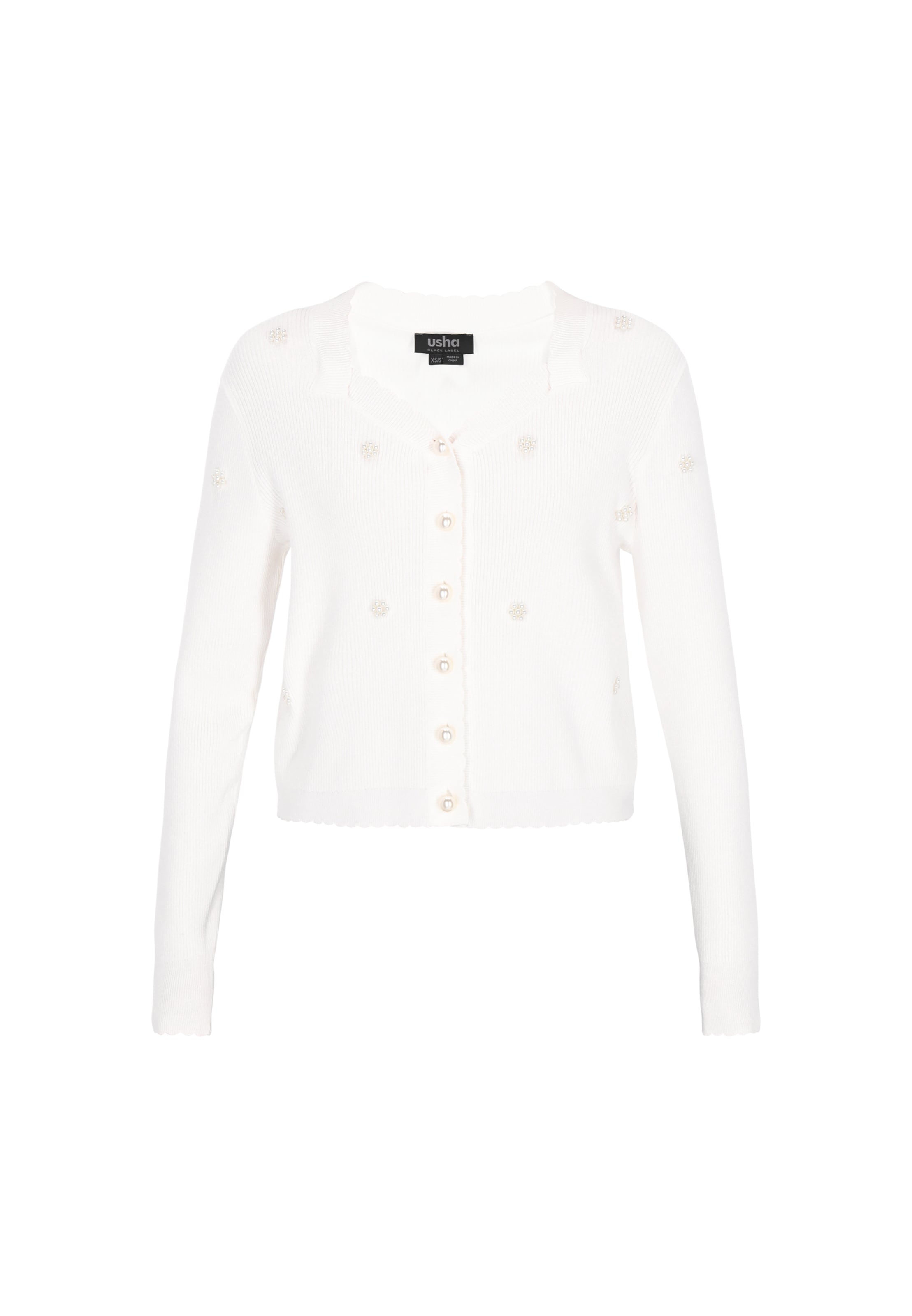 Usha BLACK LABEL Кардиган из трикотажа в цвете off white
Usha BLACK LABEL Кардиган из трикотажа в цвете off white