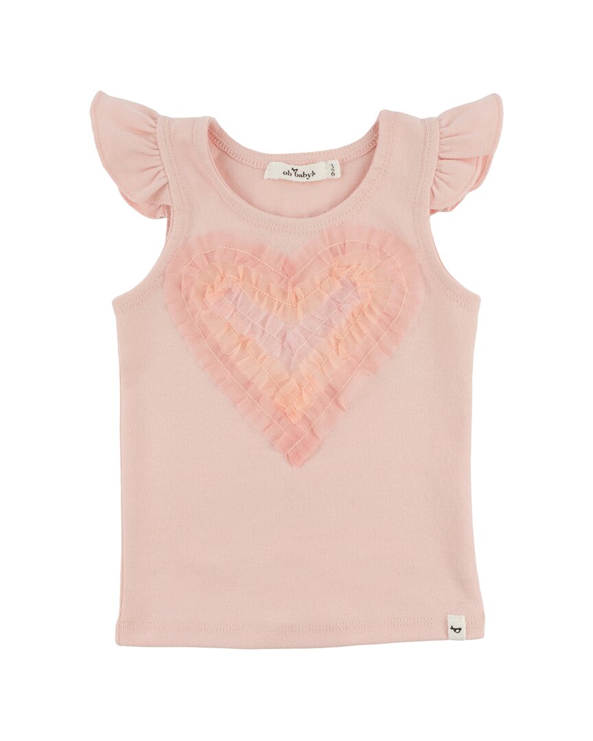 О детка! Топ из тюля "Радужное сердце" пастельный хлопковый Oh baby!, розовый
О детка! Топ из тюля "Радужное сердце" пастельный хлопковый Oh baby!, розовый