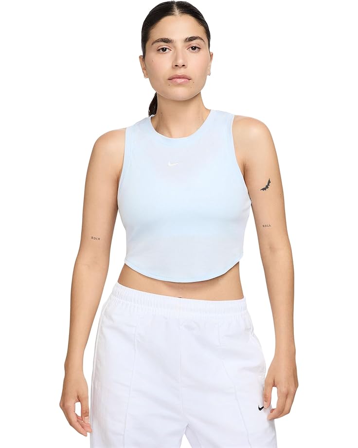 Топ Nike Sportswear Chill Knit Tight Cropped Mini-rib Tank Top, цвет Blue Tint/Sail
Топ Nike Sportswear Chill Knit Tight Cropped Mini-rib Tank Top, цвет Blue Tint/Sail