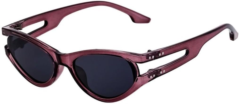 Солнцезащитные очки «кошачий глаз» овальной формы для женщин и мужчин, роскошные солнцезащитные очки в стиле панк-ретро с защитой от УФ-излучения UV400 TOIPASTN, C7purple
Солнцезащитные очки «кошачий глаз» овальной формы для женщин и мужчин, роскошные солнцезащитные очки в стиле панк-ретро с защитой от УФ-излучения UV400 TOIPASTN, C7purple