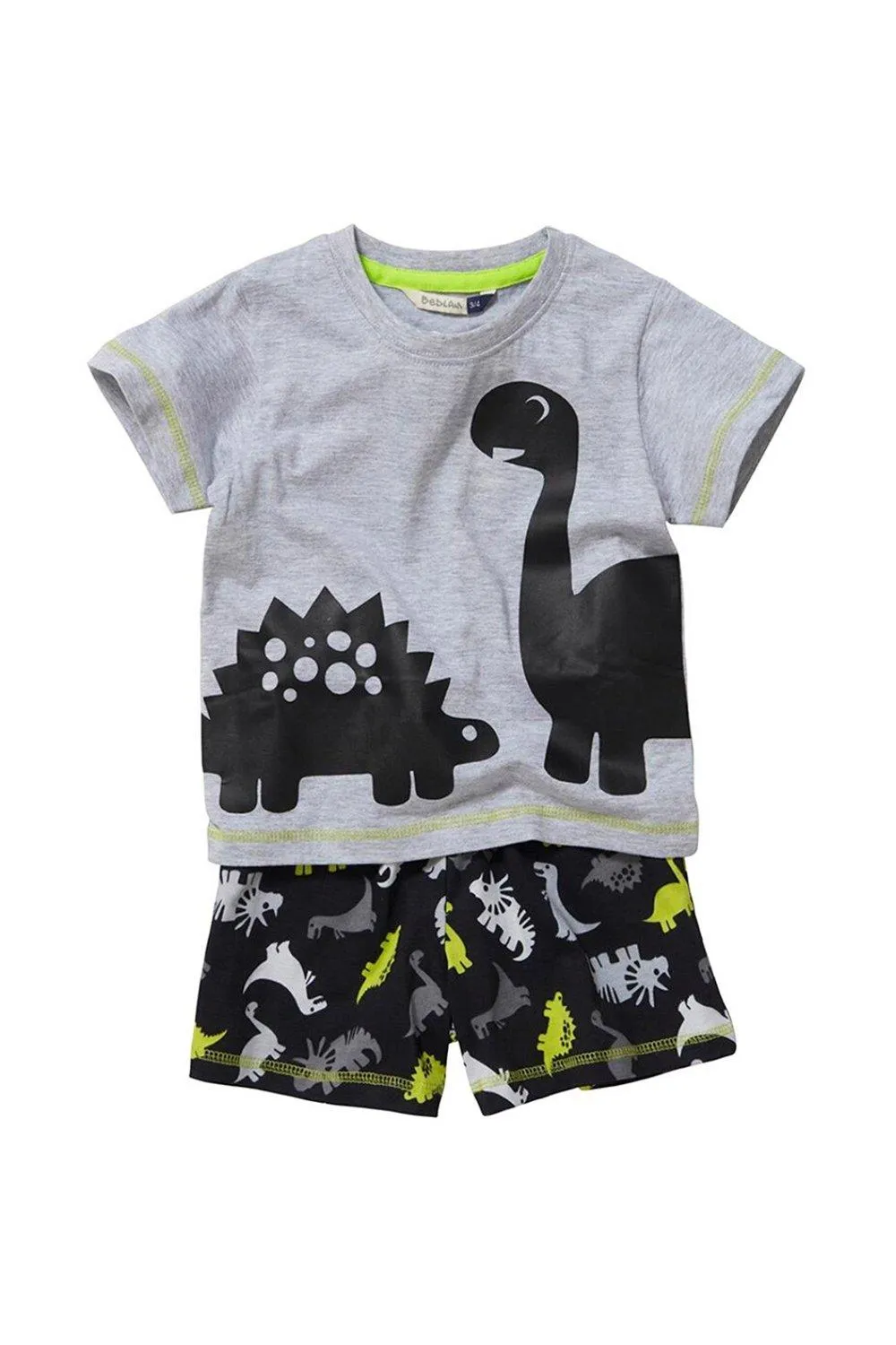 Короткий пижамный комплект с динозавром Bedlam, серый
Короткий пижамный комплект с динозавром Bedlam, серый
