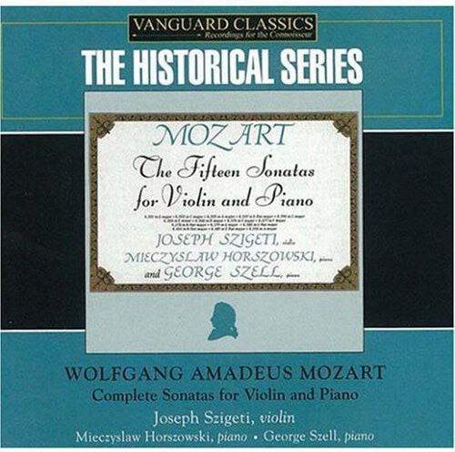 CD диск Mozart / Szigeti / Horszowski / Mieczysowski /Szel: Complete Sonatas for Violin & Piano
CD диск Mozart / Szigeti / Horszowski / Mieczysowski /Szel: Complete Sonatas for Violin & Piano