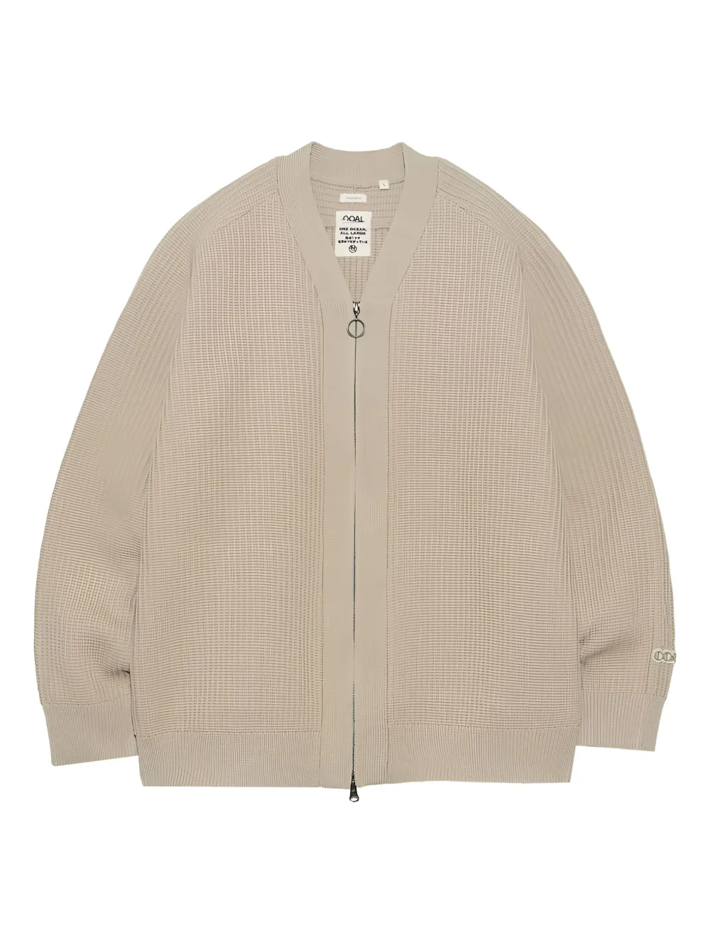 Кардиган на молнии Nanamica, нейтральный 
Кардиган на молнии Nanamica, нейтральный