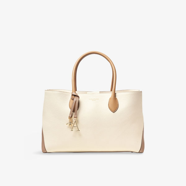 Сумка-тоут кожаная Aspinal Of London, коричневый
Сумка-тоут кожаная Aspinal Of London, коричневый