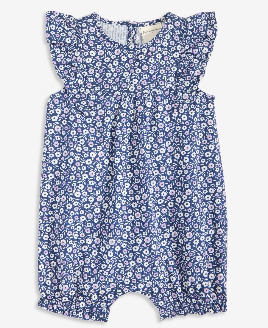 Детский хлопковый комбинезончик для девочек с цветочным принтом First Impressions, Navy Sea
Детский хлопковый комбинезончик для девочек с цветочным принтом First Impressions, Navy Sea