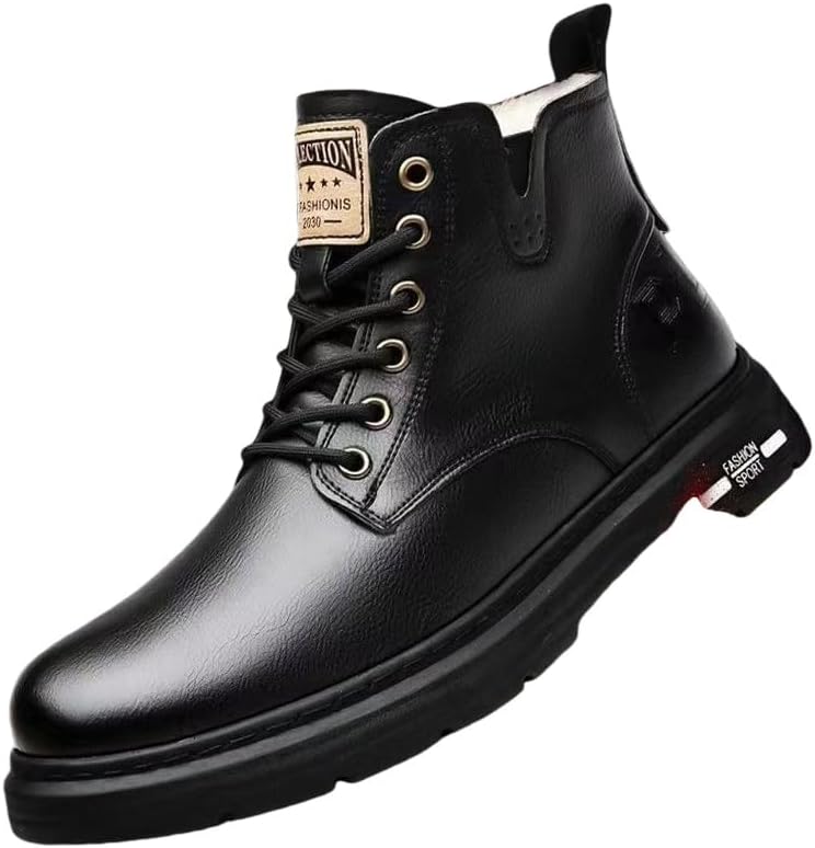 Ретро высокие ботинки - модные короткие мужские ботинки большого размера для альпинизма, активного отдыха, путешествий, подходят для всех сезонов Fmshi, черный
Ретро высокие ботинки - модные короткие мужские ботинки большого размера для альпинизма, активного отдыха, путешествий, подходят для всех сезонов Fmshi, черный