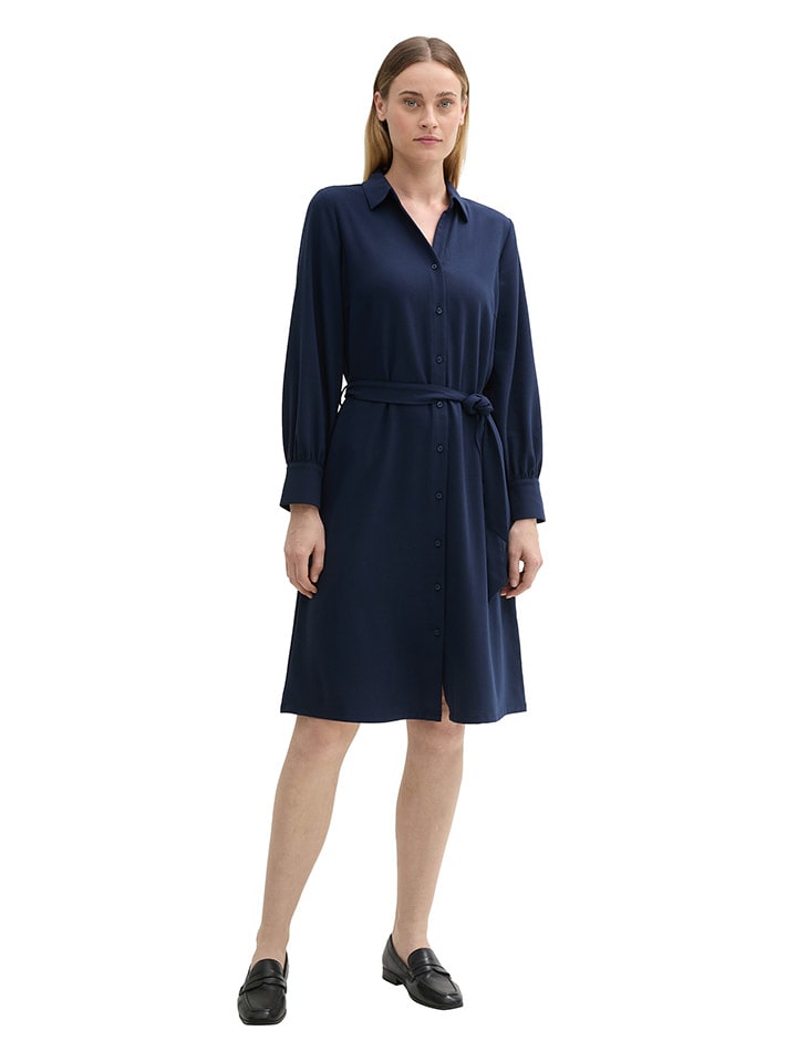 Платье до колена Tom Tailor, темно-синий
Платье до колена Tom Tailor, темно-синий