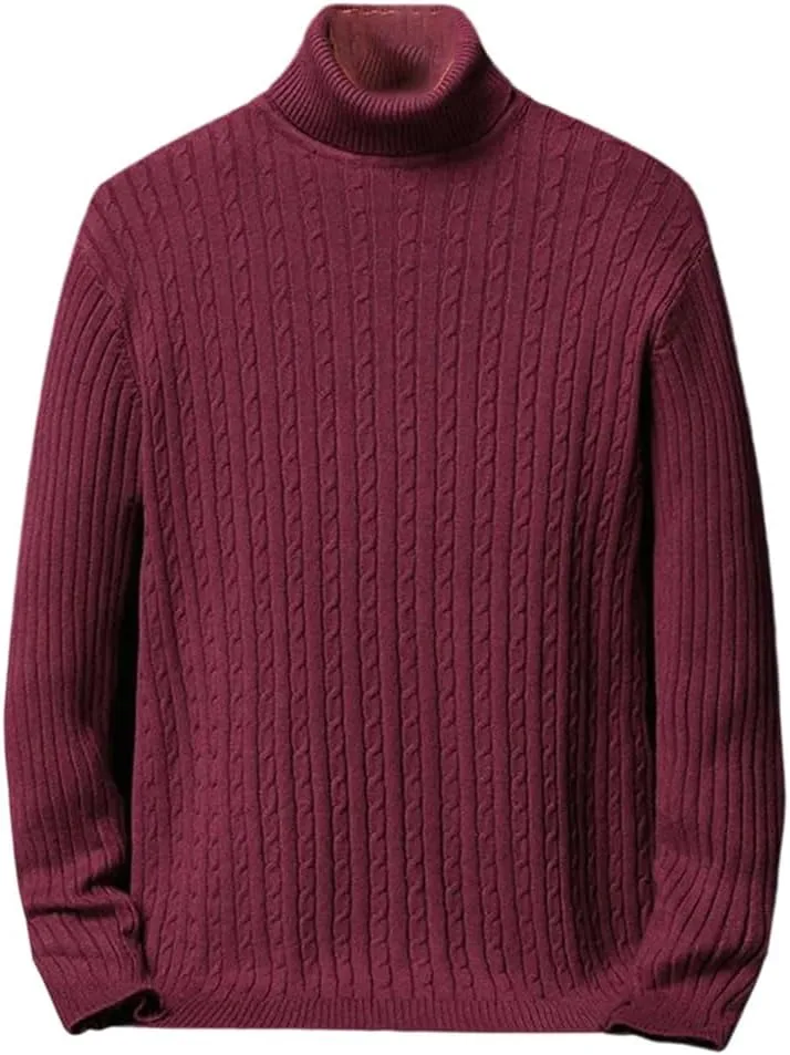 Мужской свитер водолазка из 100% шерсти свободного кроя Large
Мужской свитер водолазка из 100% шерсти свободного кроя Large