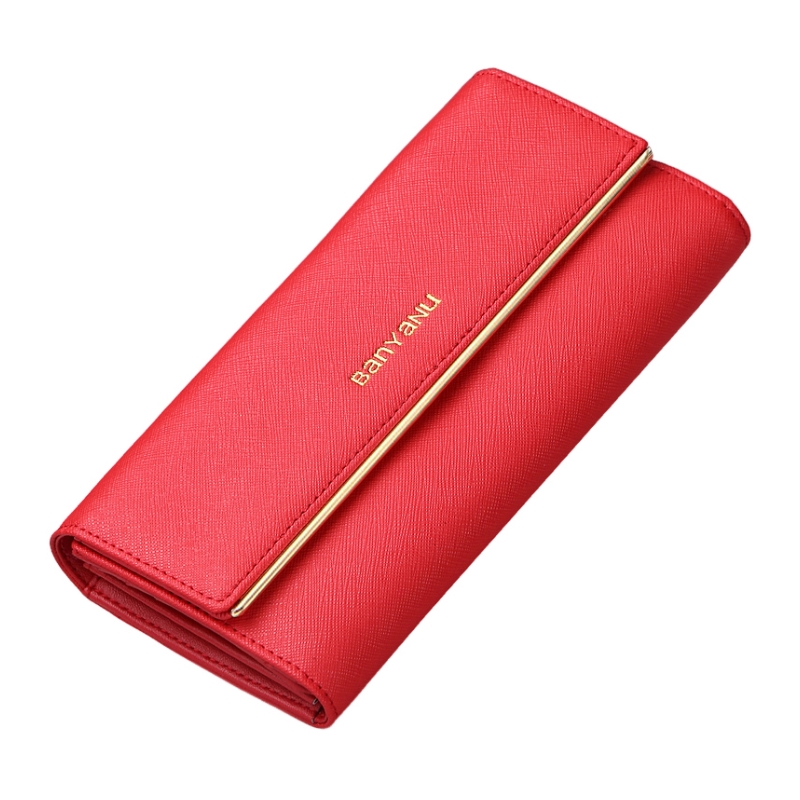 Banyanu Женский кошелек из коровьей кожи среднего размера черный с розовым, Red-Anti-Skimming
Banyanu Женский кошелек из коровьей кожи среднего размера черный с розовым, Red-Anti-Skimming