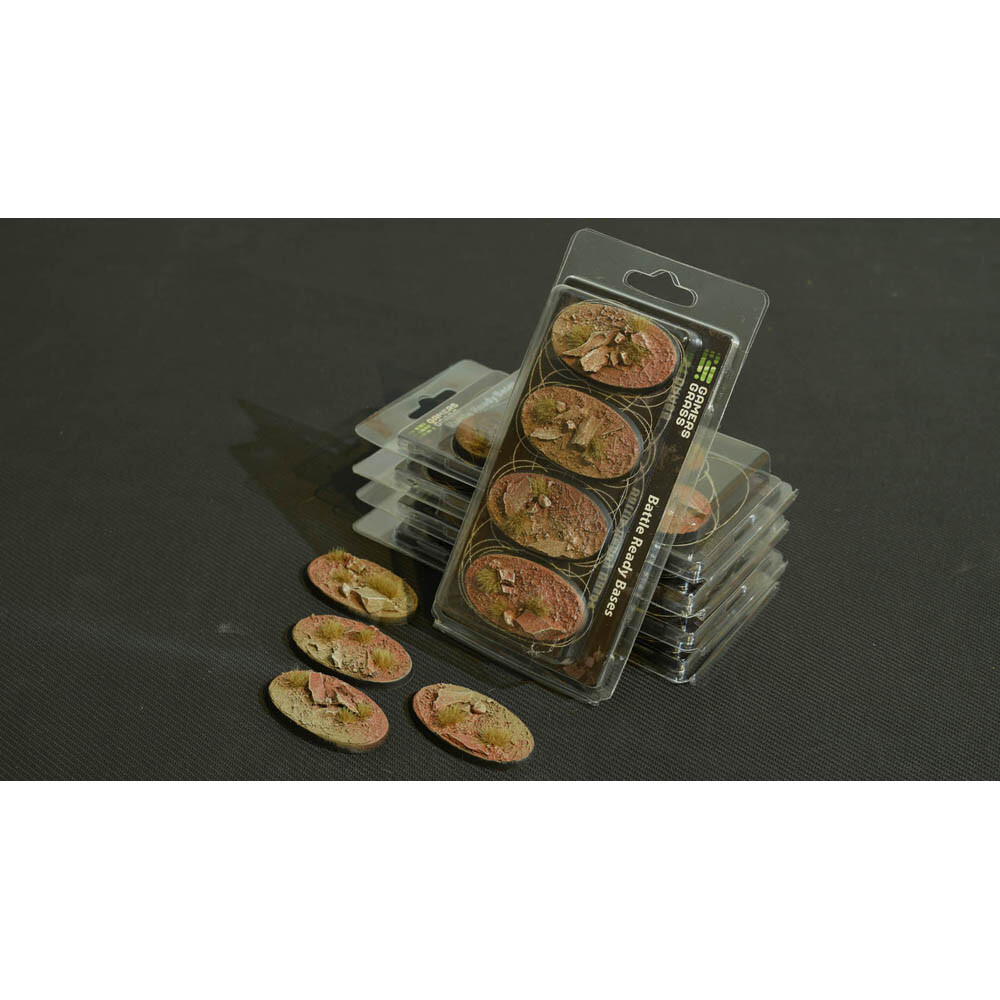 Аксессуары Gamers Grass Battle Ready Bases: Badlands - Oval 60mm (4)
Аксессуары Gamers Grass Battle Ready Bases: Badlands - Oval 60mm (4)