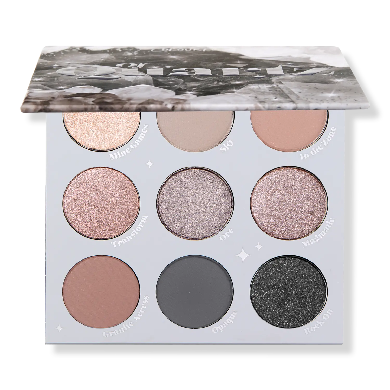 Палитра теней Of Quartz Pressed Powder Palette ColourPop
Палитра теней Of Quartz Pressed Powder Palette ColourPop