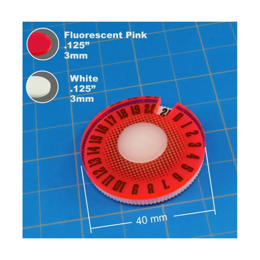 Универсальный игровой циферблат — взрывной рисунок (флуоресцентно-розовый), Miscellaneous Miniature Gaming Aids & Tools (Litko Aerosystems)
Универсальный игровой циферблат — взрывной рисунок (флуоресцентно-розовый), Miscellaneous Miniature Gaming Aids & Tools (Litko Aerosystems)