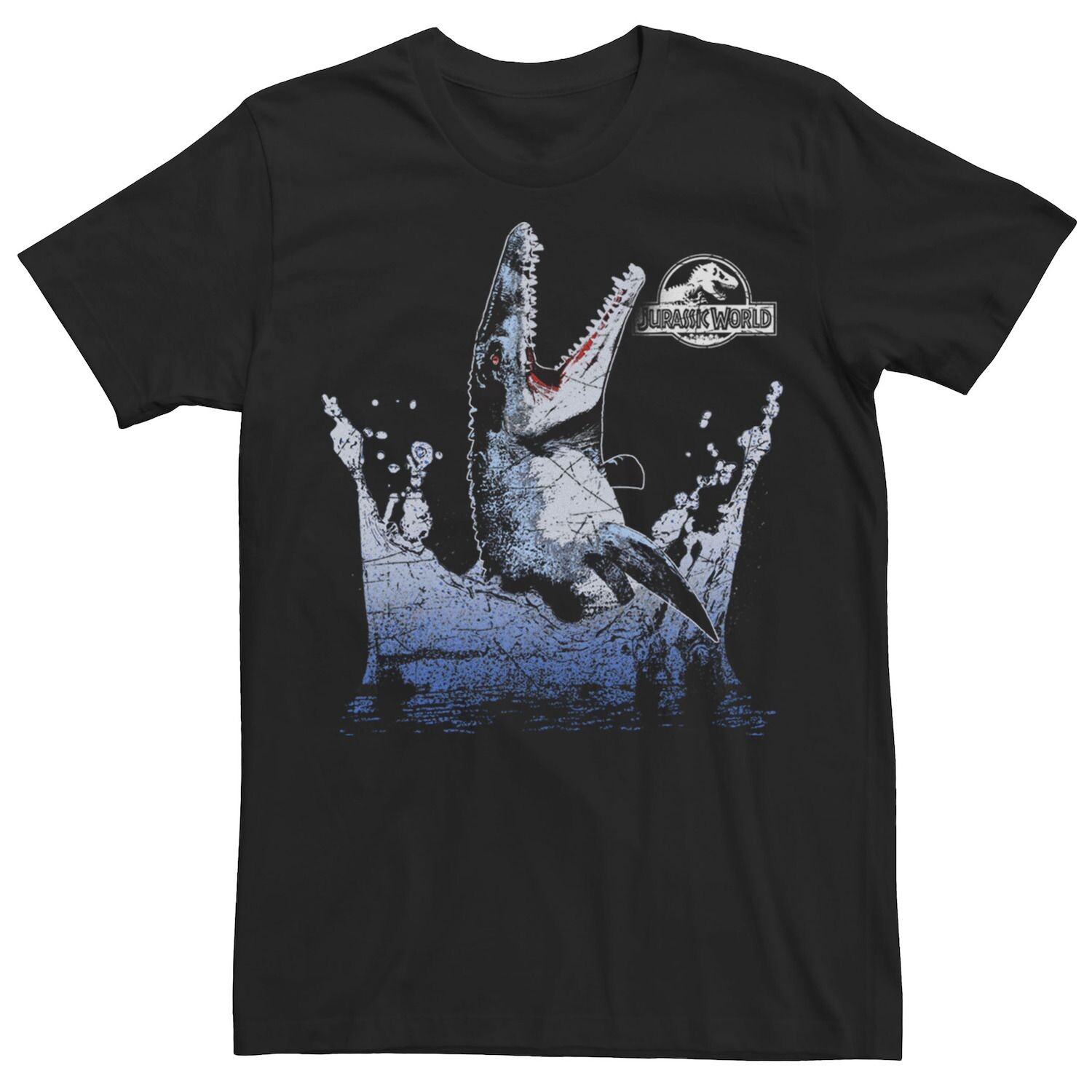 Мужская футболка с рисунком водного динозавра Jurassic World Licensed Character, черный
Мужская футболка с рисунком водного динозавра Jurassic World Licensed Character, черный