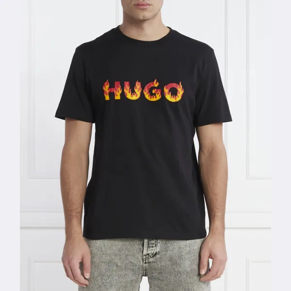 Футболка данда стандартного кроя Hugo, черный
Футболка данда стандартного кроя Hugo, черный