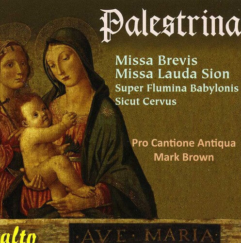 CD диск Palestrina / Pro Cantione Antiqua / Brown: Missa Brevis / Missa Lauda Sion
CD диск Palestrina / Pro Cantione Antiqua / Brown: Missa Brevis / Missa Lauda Sion