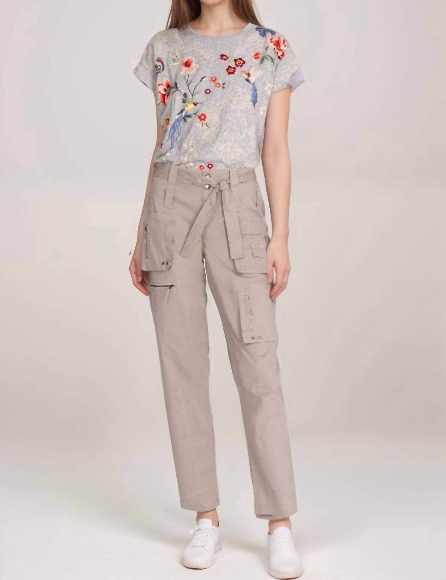 Pete & Greta Tyla Брюки карго с поясом в цвете хаки Johnny Was
Pete & Greta Tyla Брюки карго с поясом в цвете хаки Johnny Was