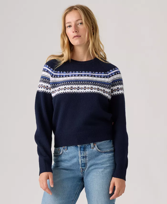 Женский свитер с узором Fair Isle Levi'S, синий
Женский свитер с узором Fair Isle Levi'S, синий
