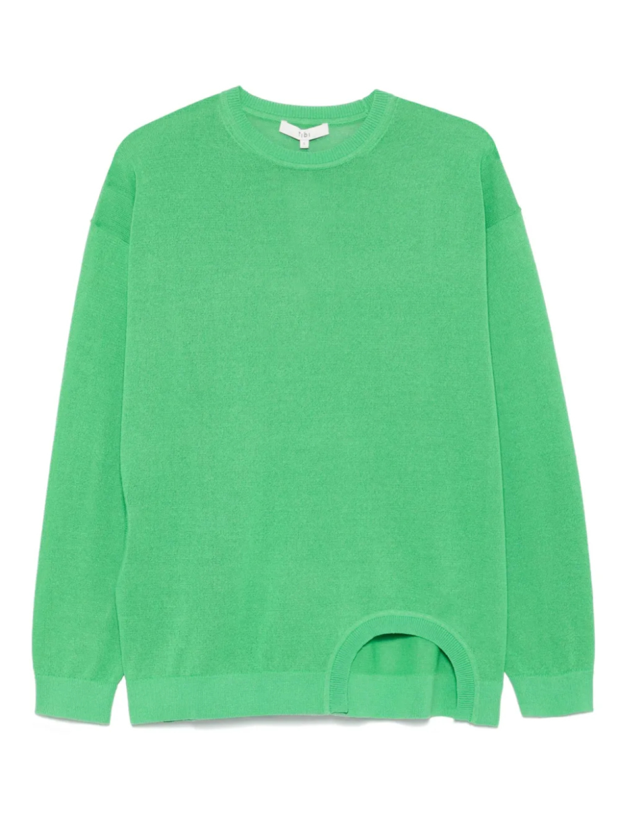 Свитер с вырезом Tibi, зеленый
Свитер с вырезом Tibi, зеленый