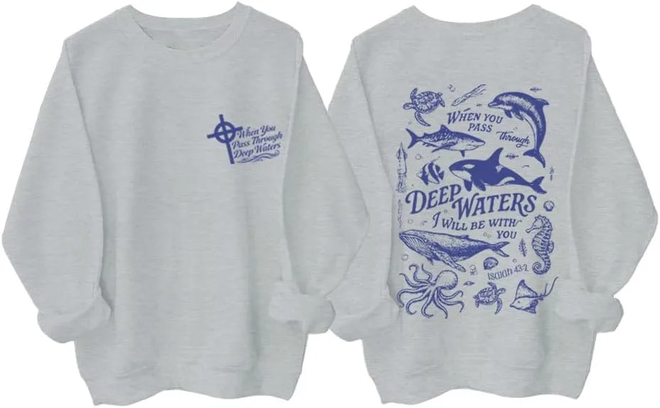 Толстовка When You Pass Through Deep Waters с длинными рукавами Kzggs
Толстовка When You Pass Through Deep Waters с длинными рукавами Kzggs