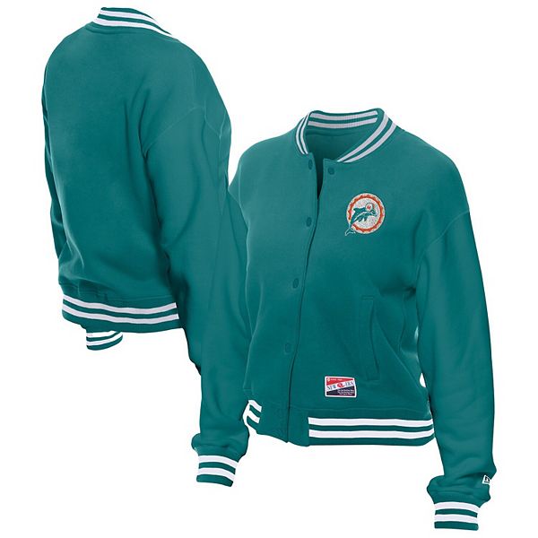 Женская куртка-бомбер с полной застежкой на молнии aqua miami dolphins throwback fleece New Era
Женская куртка-бомбер с полной застежкой на молнии aqua miami dolphins throwback fleece New Era