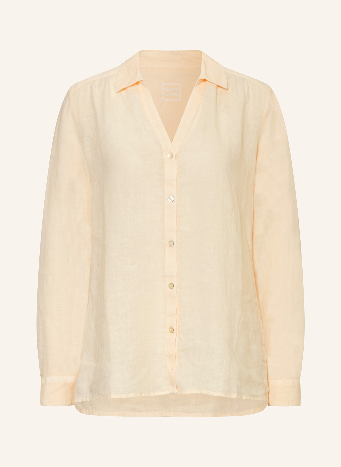 Льняная блузка-рубашка 120%Lino, экрю
Льняная блузка-рубашка 120%Lino, экрю