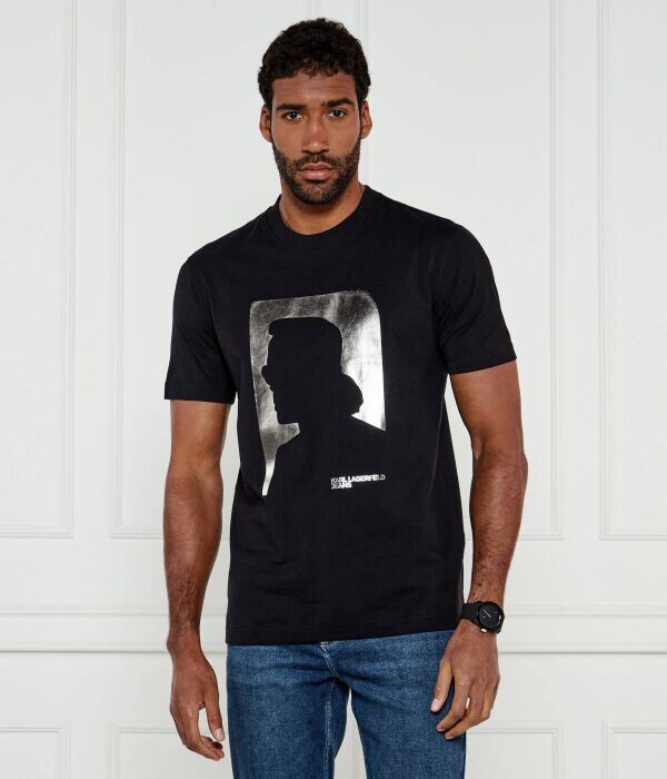 Футболка мужская Karl Lagerfeld Jeans с принтом, черный 
Футболка мужская Karl Lagerfeld Jeans с принтом, черный