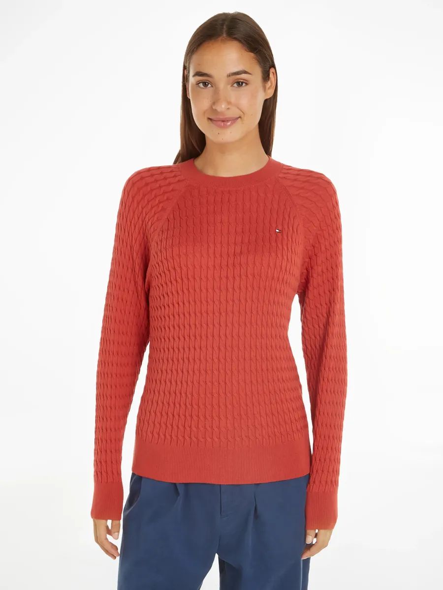 Свитер Tommy Hilfiger с круглым вырезом "CO CABLE C-NK SWEATER", с узором кос, красный
Свитер Tommy Hilfiger с круглым вырезом "CO CABLE C-NK SWEATER", с узором кос, красный