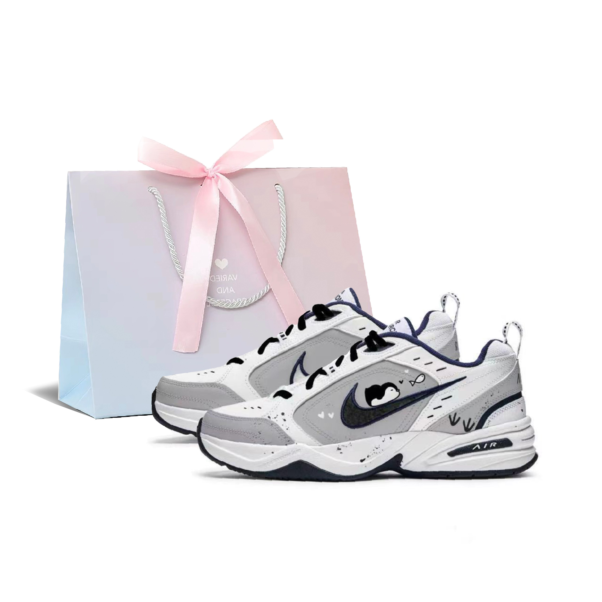 Air Monarch 4 Copernicus, Laying Penguin, устойчивые к истиранию, легкие, увеличивающие рост, низкие, массивные кроссовки Nike, белый
Air Monarch 4 Copernicus, Laying Penguin, устойчивые к истиранию, легкие, увеличивающие рост, низкие, массивные кроссовки Nike, белый