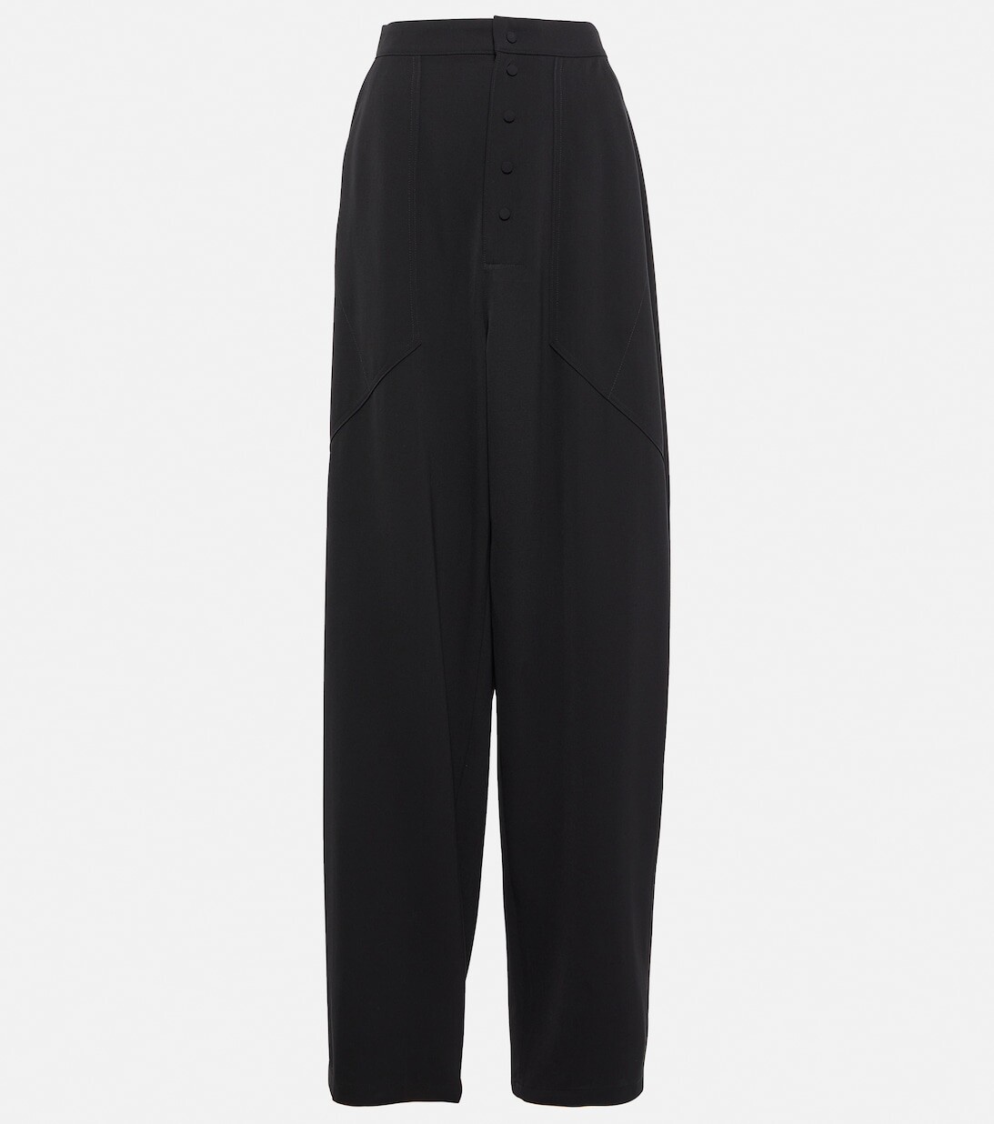 Зауженные шерстяные брюки с высокой посадкой STELLA MCCARTNEY, черный
Зауженные шерстяные брюки с высокой посадкой STELLA MCCARTNEY, черный
